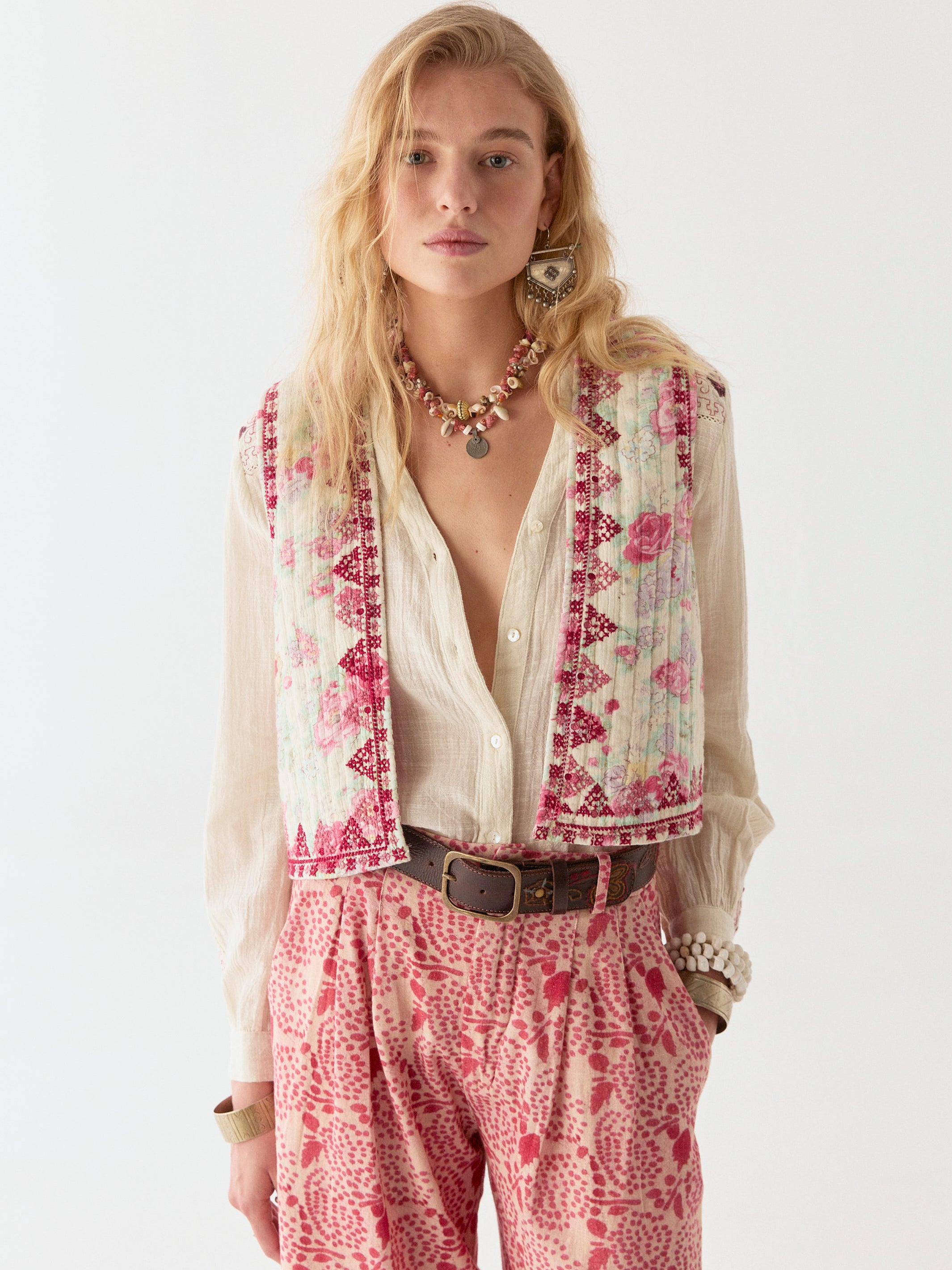 Ramona Vest - Candy Roses