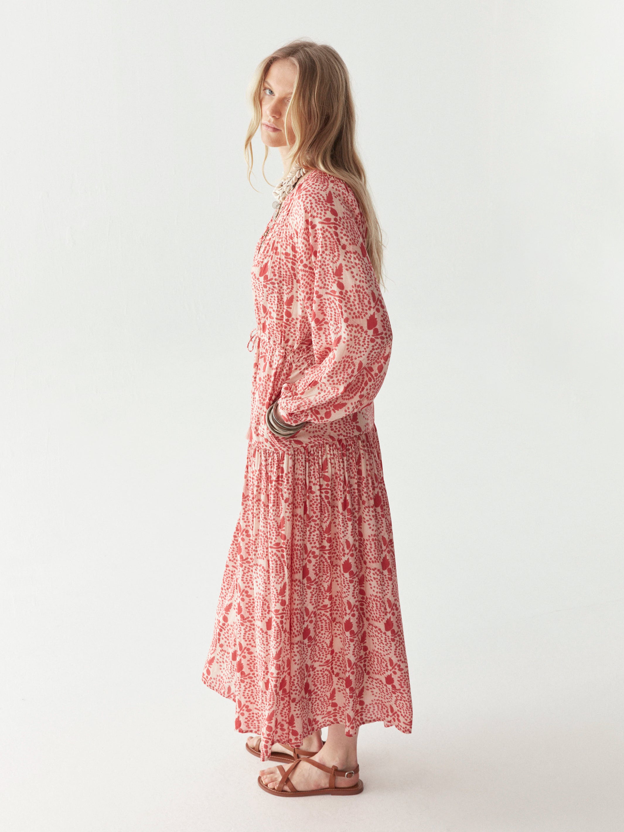 Irene Dress - Pink Martini