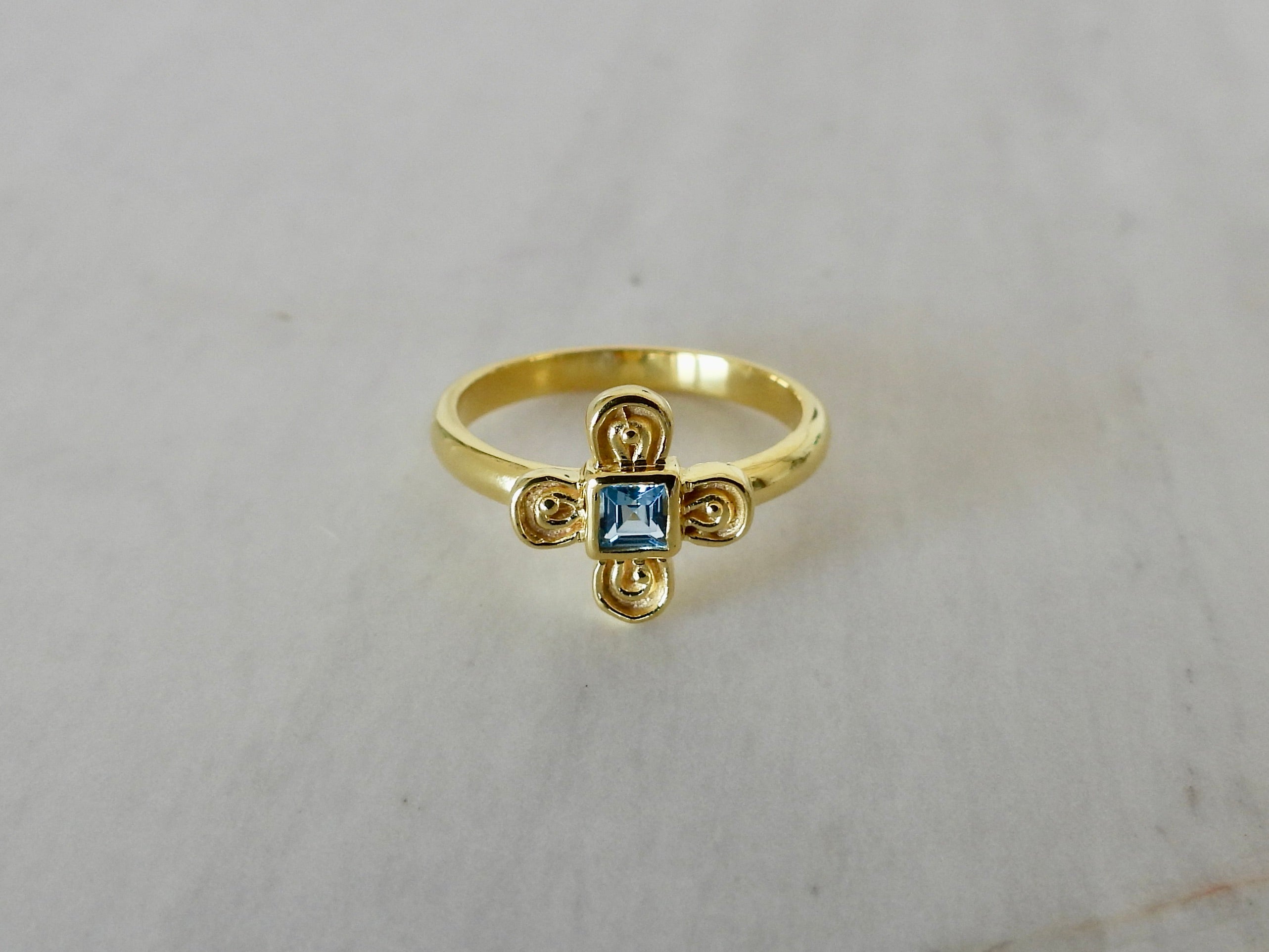 KYAH RING - Green Quartz