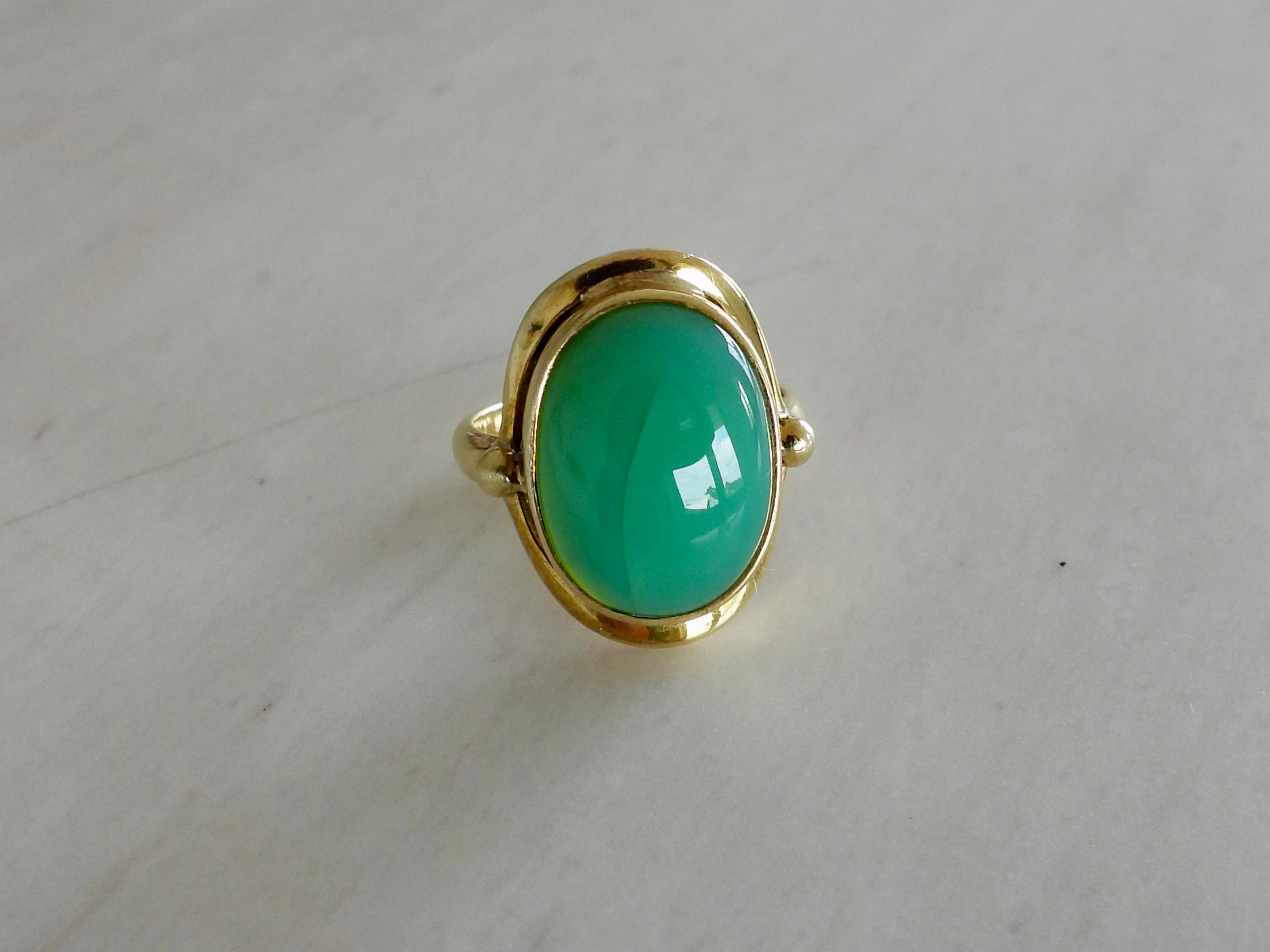 CHRYSOPRASE RING SOLD OUT