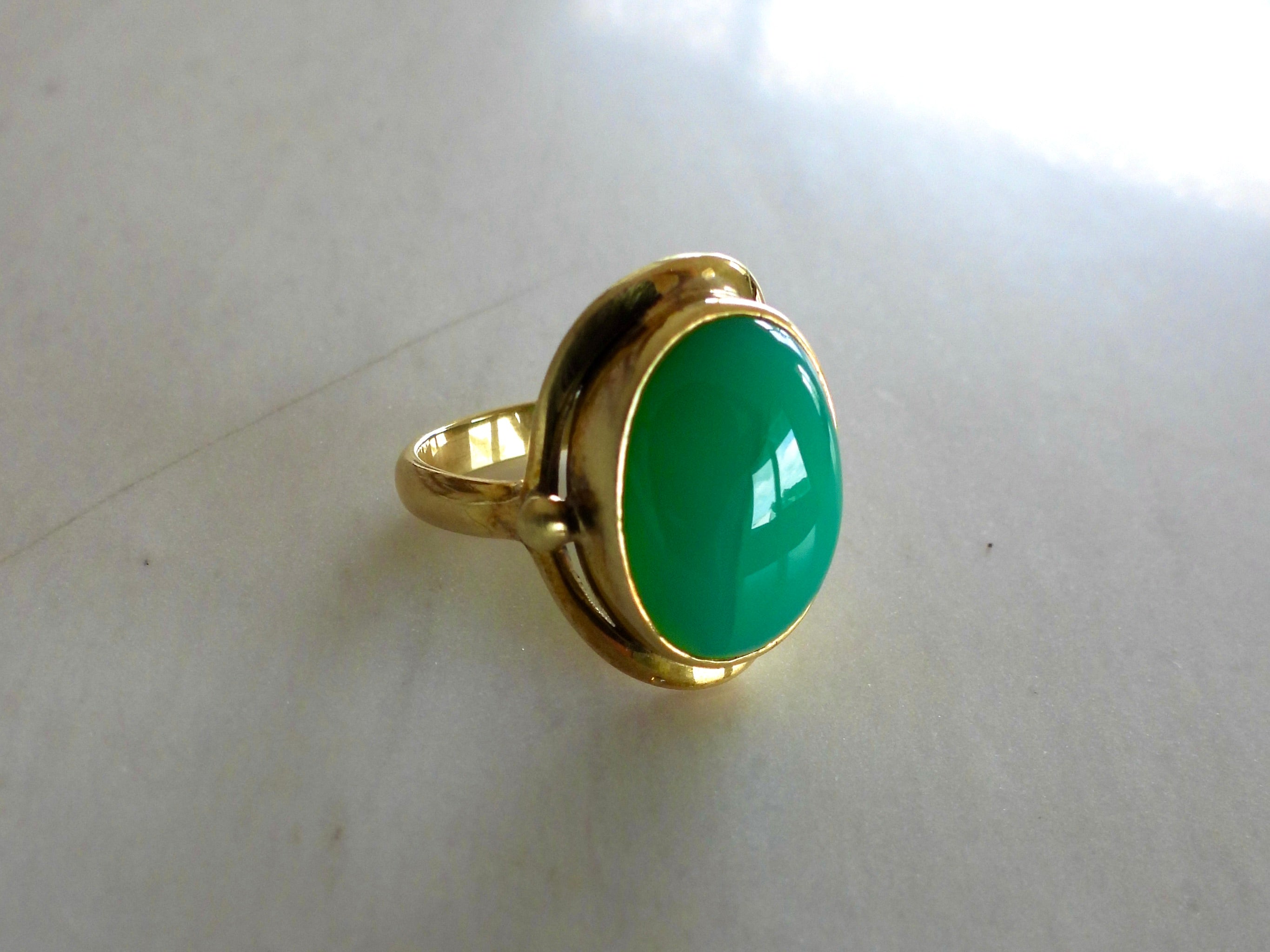 CHRYSOPRASE RING SOLD OUT