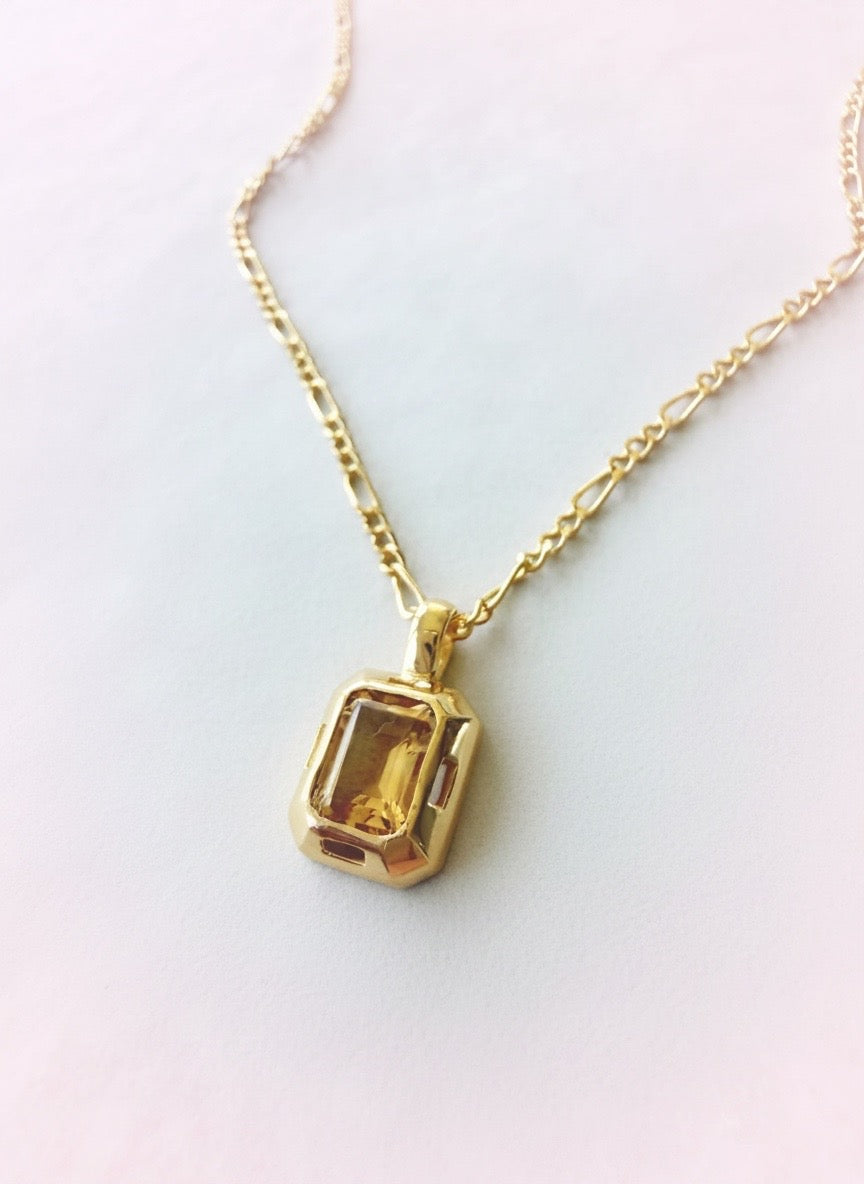 Artemis Necklace Citrine