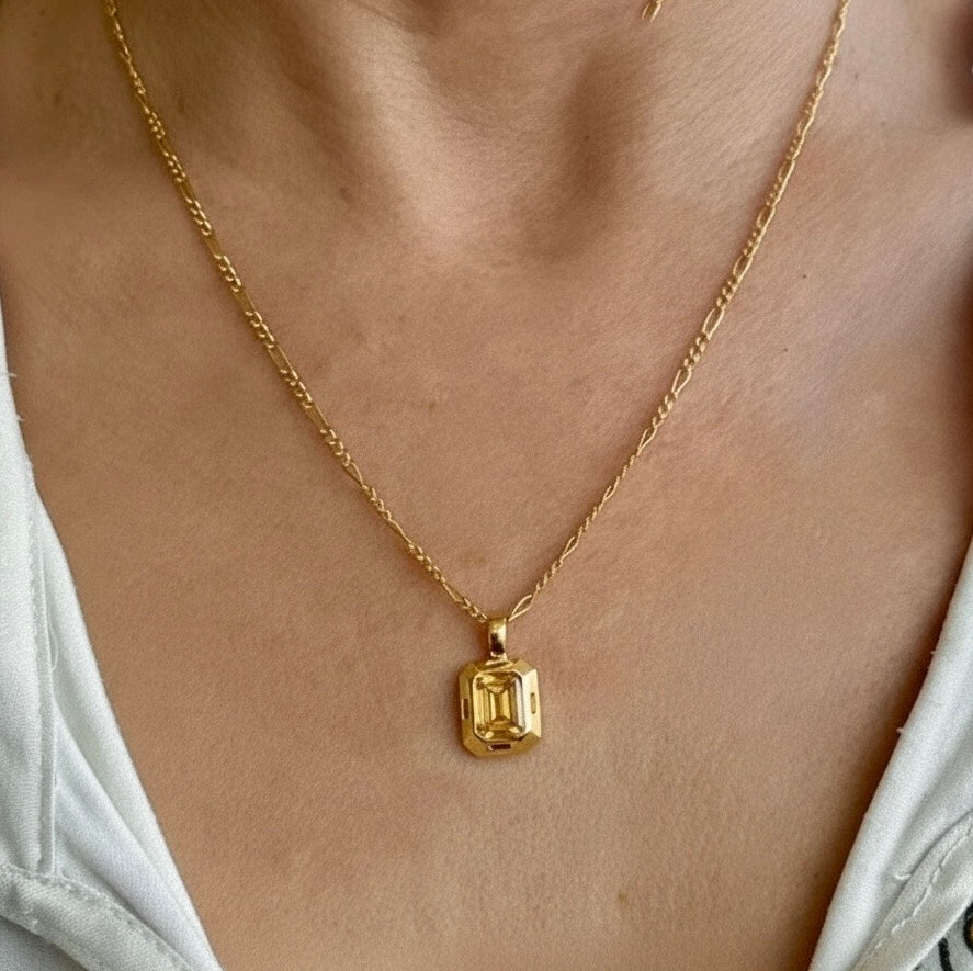 Artemis Necklace Citrine
