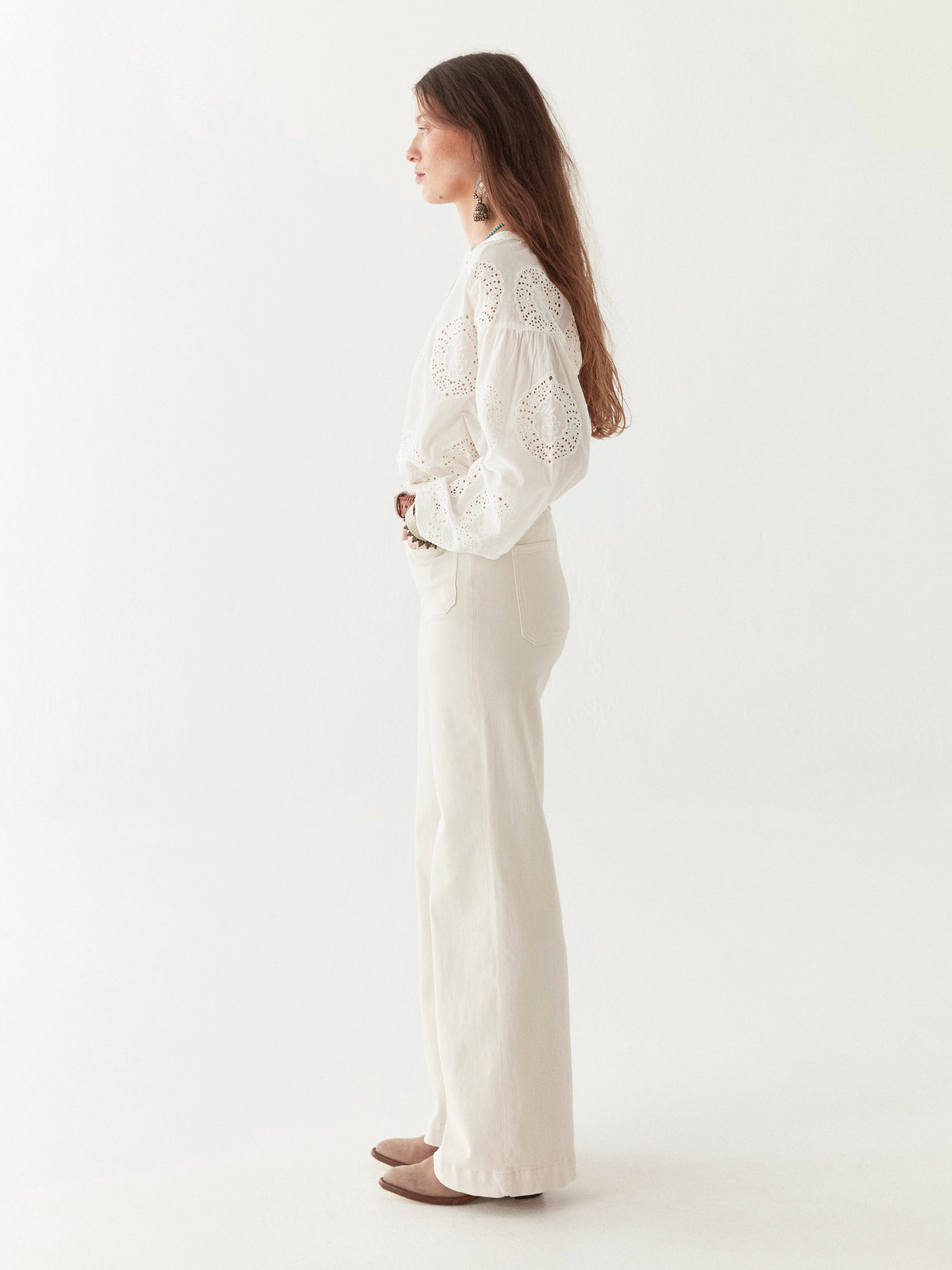 Margaret Blouse - Bath Rose