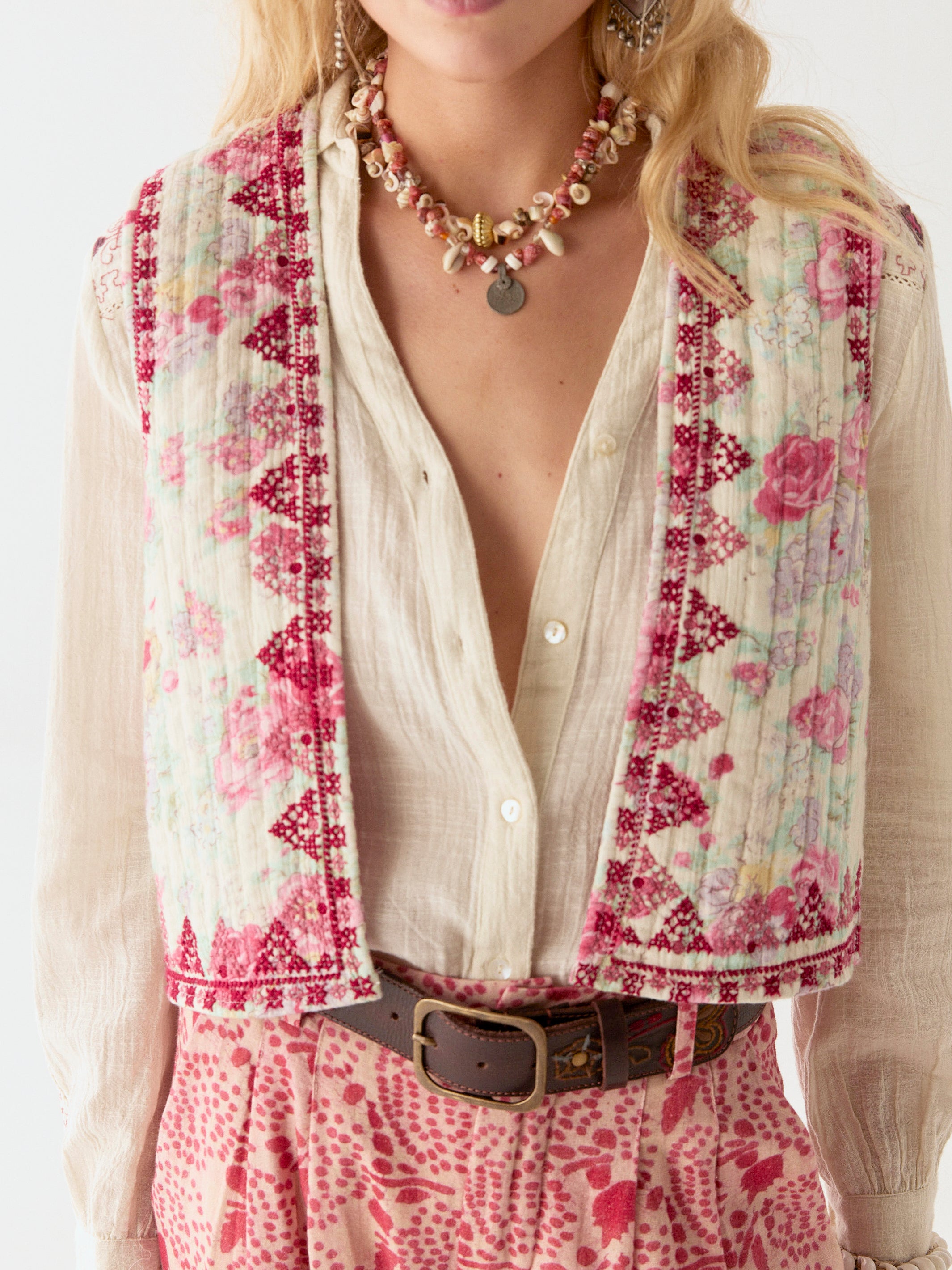 Ramona Vest - Candy Roses