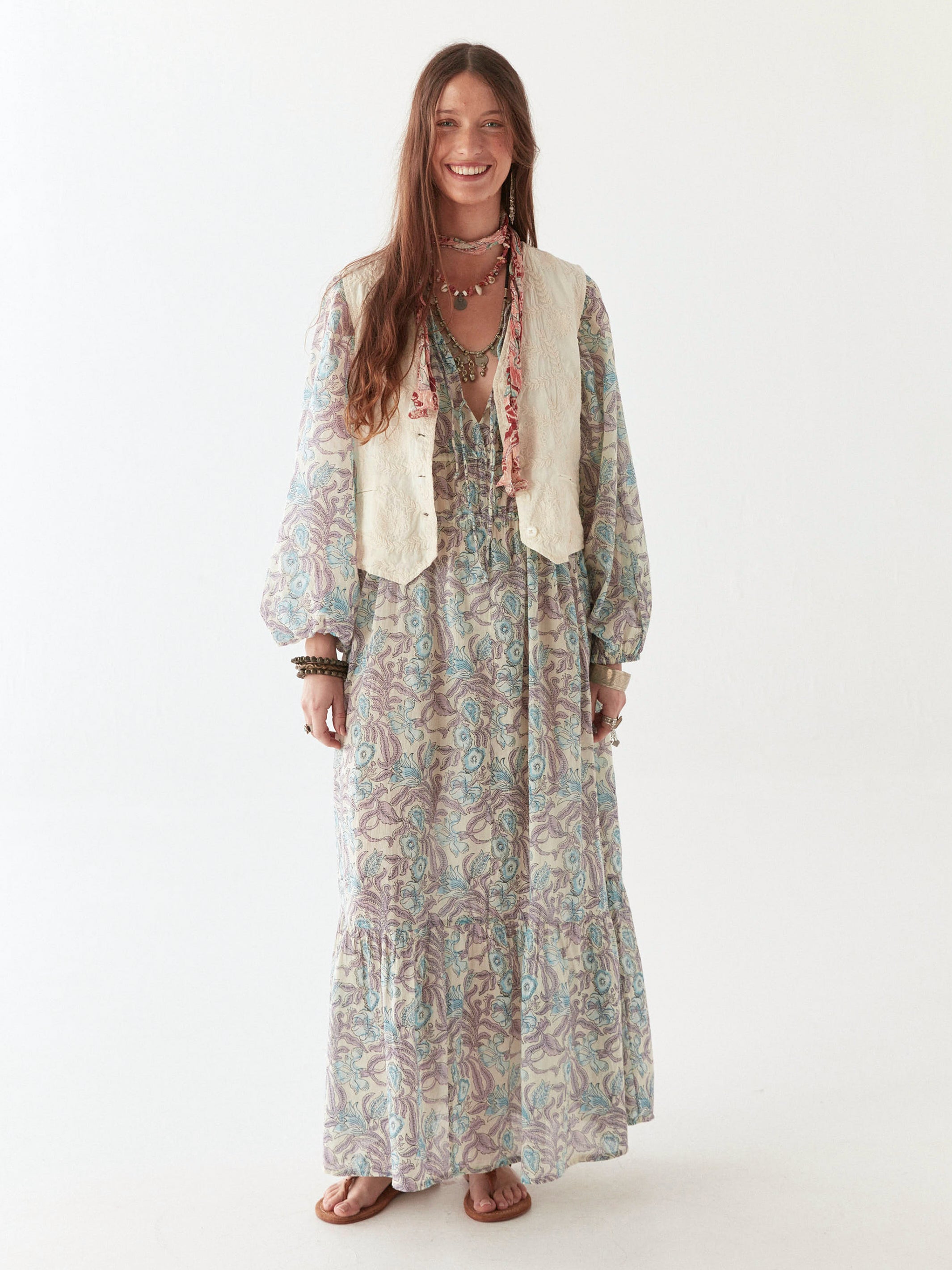 Flora Dress - Purple Paradise