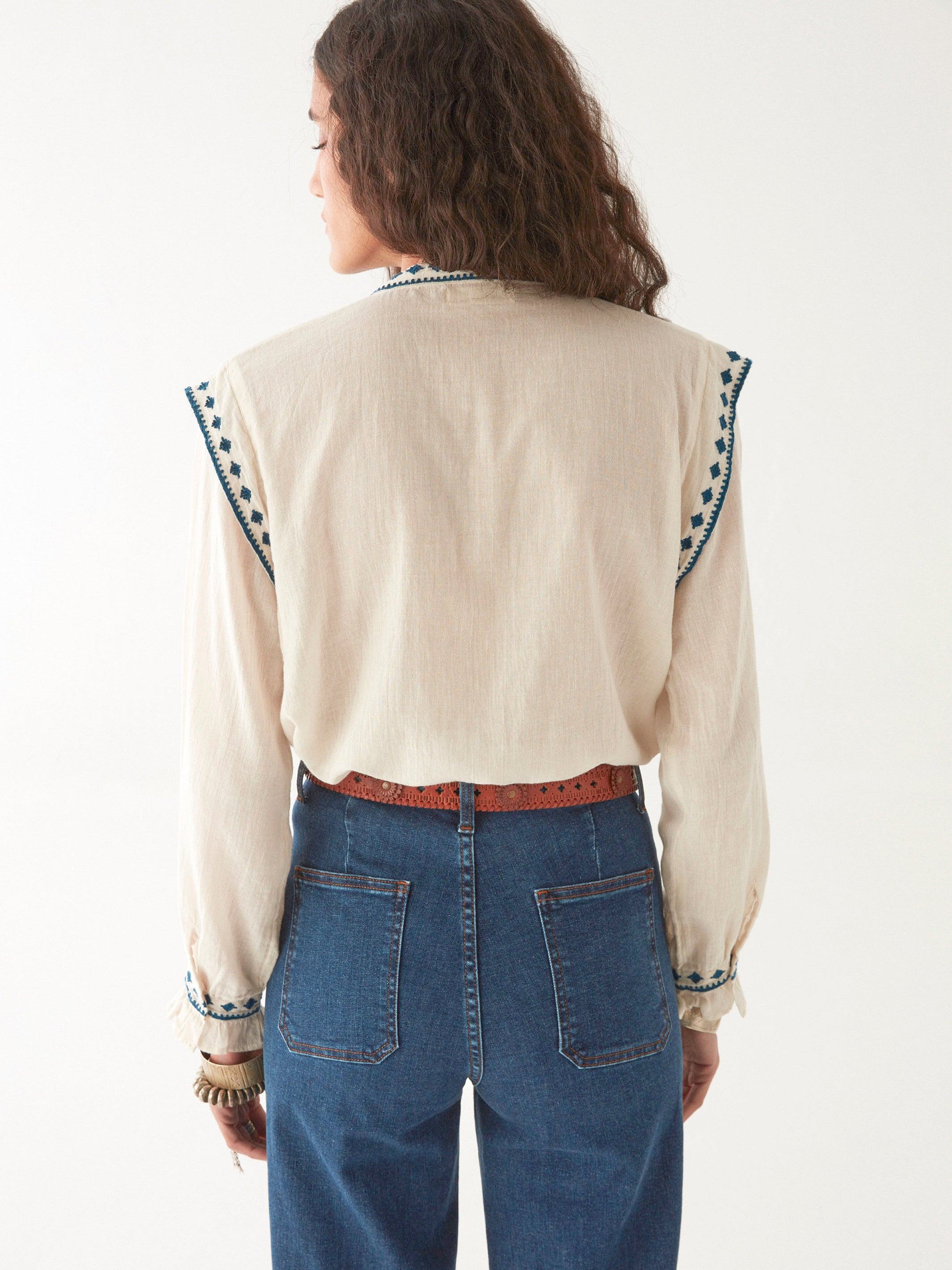 Philippa Blouse - Panna Cotta
