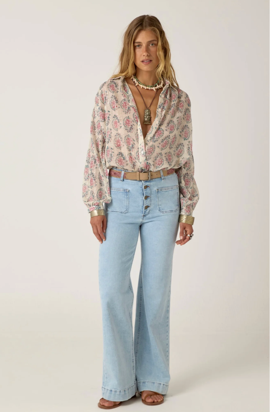 Masion Hotel Mary Shirt Azalea Dusty