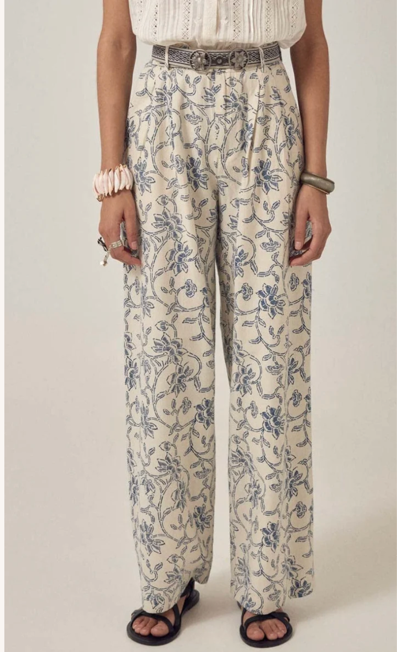 Maison Hotel Simone Pant White Fuji