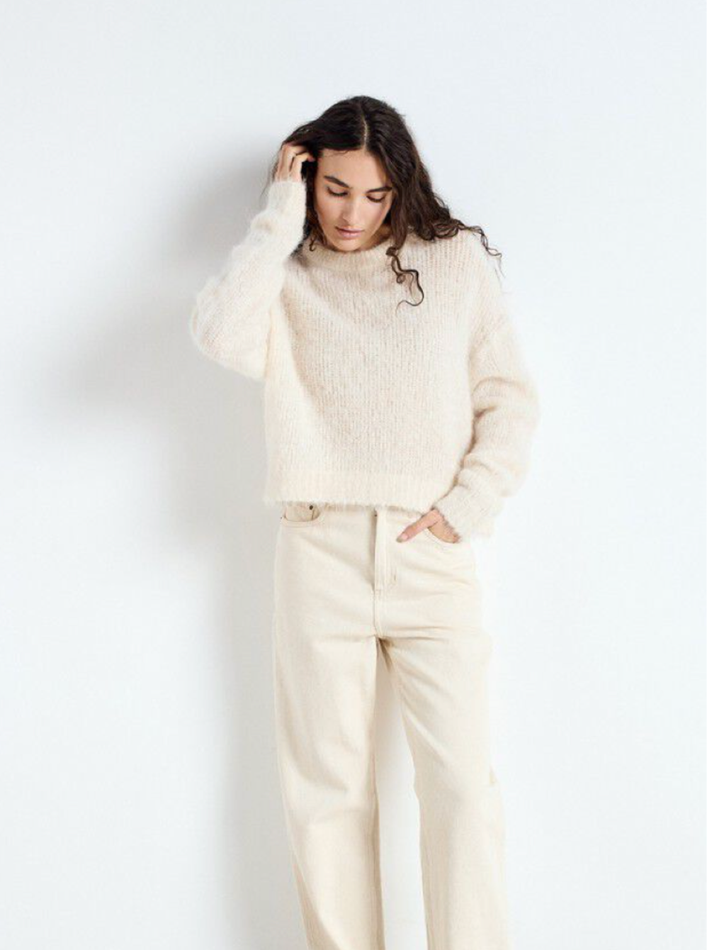 American Vintage Knit - Pearl Melange